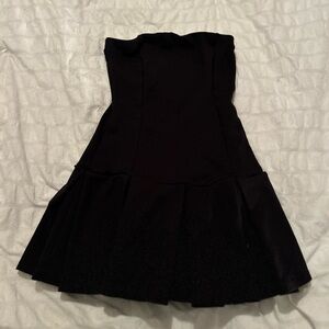 Black Strapless Dress